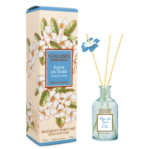 Bouquet parfumé Fleur de tiaré Collines de Provence - flacon de 100ml