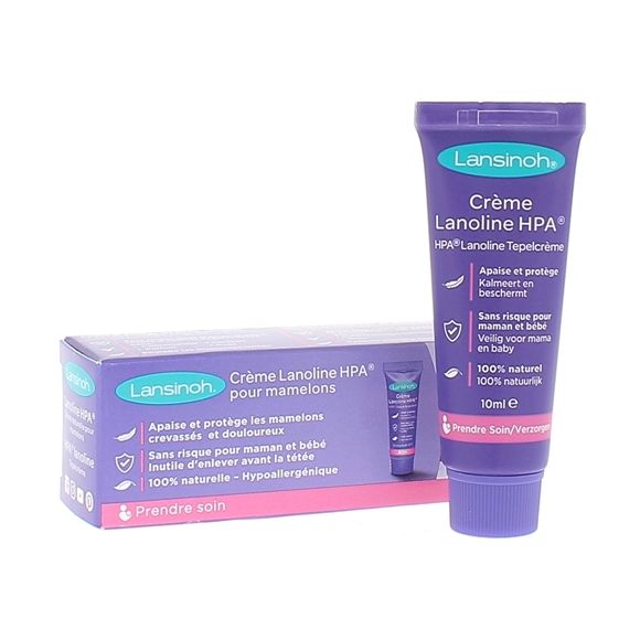 HPA Lanoline crème Lansinoh - tube de 10 ml