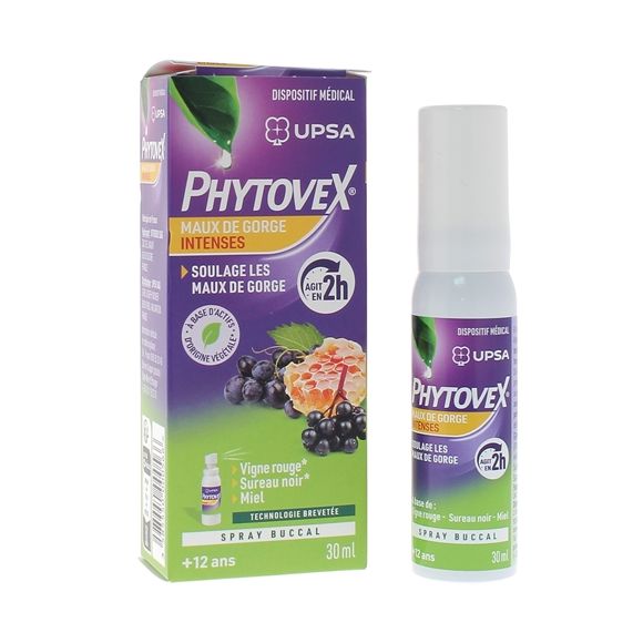 Phytovex maux de gorge intenses UPSA - spray de 30ml