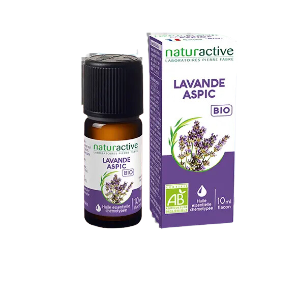 Huile essentielle de Lavande aspic bio Naturactive - flacon de 10 ml