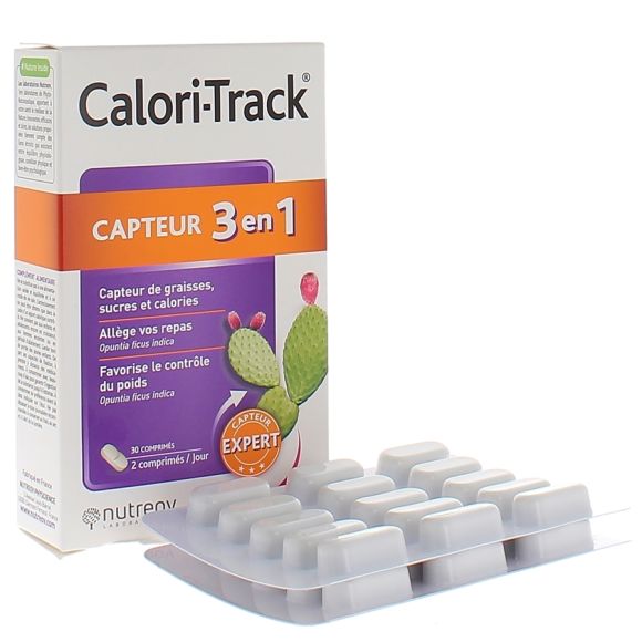 Calori track capteur de graisses & de sucres Nutreov - boite de 30 comprimés