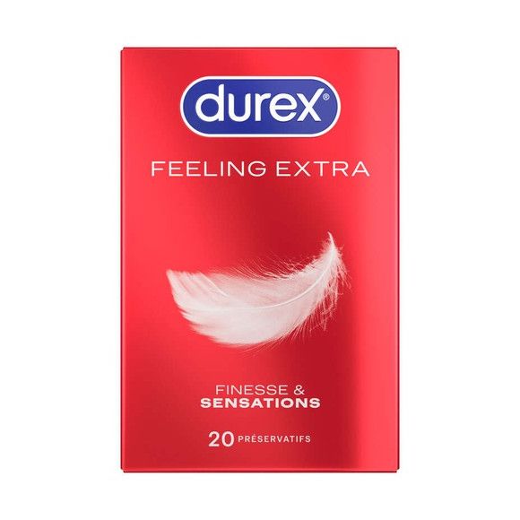Préservatifs Feeling Extra Durex - boîte de 20 préservatifs