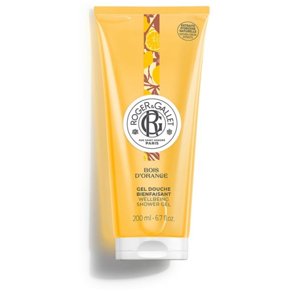 Gel douche bienfaisant bois d'orange Roger & Gallet - tube de 200 ml