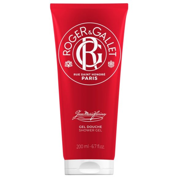 Gel douche fraîcheur vivifiant Jean-Marie Farina Roger & Gallet - tube de 200 ml