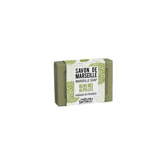 Savon de Marseille olive des alpilles Nature & Senteurs - pain de 100 g