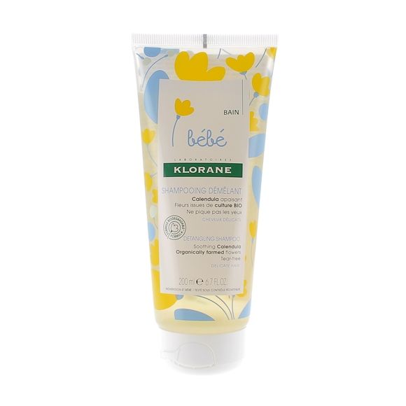 Shampooing démélant Klorane Bébé - tube de 200 ml