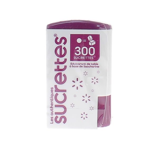 Les sucrettes authentiques 25 mg de saccharine - boîte de 300 sucrettes
