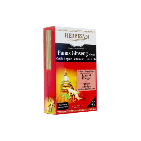 Tonus et Energie Herbesan - boite de 20 ampoules